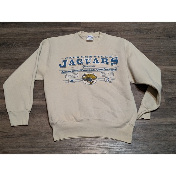 Pro Player Other - VTG Jacksonville Jaguars NFL Pro Player Sweatshirt Medium Beige 1997‎ READ